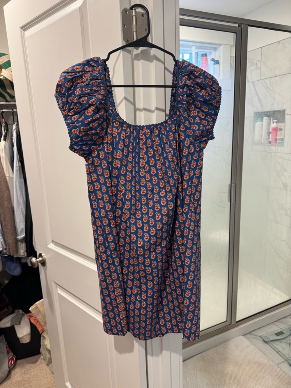 Doen - JULIE DRESS -- MAZARINE SUNRISE PAISLEY